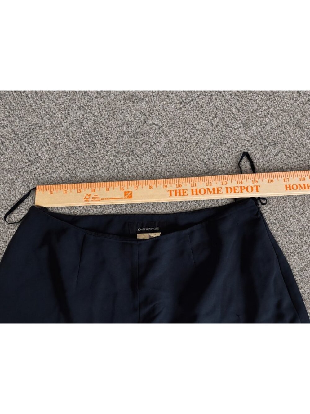 Jones New York Black Wide Leg Dress Pants Women's Trousers Business Casual - Picture 4 of 4